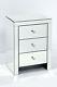 Venetian Mirrored Bedroom Furniture Wide Narrow Chest Of Drawers Bedside Cabinet