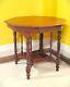 Victorian Arts & Crafts Octagonal Side Table F92