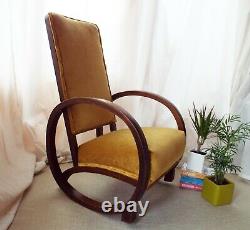 Vintage 1930s Rocking Chair by Heals of London