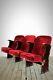 Vintage Art Deco Folding Cinema Theatre Seats Bench Chairs 1950 Sets Of 2-3-4
