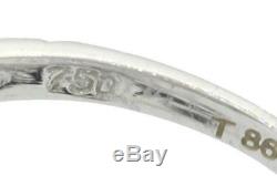 Vintage Estate Art Deco Style 18k Solid White Gold 1.97ctw Diamond Emerald Ring