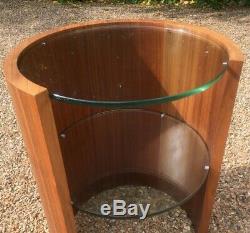 Vintage MID Century Art Deco Style Cylindrical Occasional Table