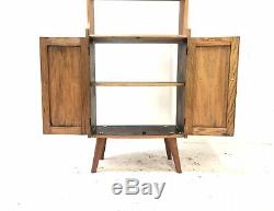 Vintage Mid Century 1950s Elm Ercol Style Bookcase Rustic Giraffe Sideboard