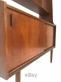 Vintage Mid Century Danish Room Divider 1960s Teak Sideboard Cabinet