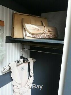 Vintage Painted French Art Deco Style Wardrobe Shabby Chic CAN ARRANGE COURIER