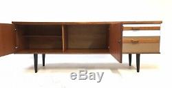 Vintage Retro Mid Century Danish Era 1960s Modernist 6ft Teak Sideboard Cabinet