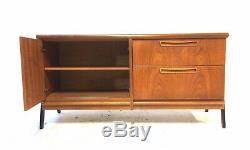 Vintage Retro Mid Century Danish Era 1960s Modernist Teak Sideboard Cabinet
