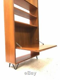 Vintage Retro Mid Century G PLAN Fresco 1960s Teak Bookcase Sideboard Wall Unit