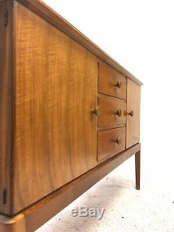 Vintage Retro Mid Century GORDON RUSSELL Heals Light Walnut Sideboard Cabinet