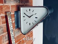 Vintage Seiko Double Sided Ship's Wall Clock Art Deco Style 