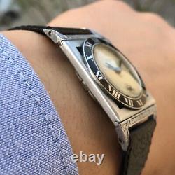 Vintage Warwick Reinforced Watch Art Deco Enamel Bezel Military Rare