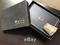 Vintage Wyler 1502/5 Lifeguard Valjoux 72 Panda Chronograph watch withbox No Resv