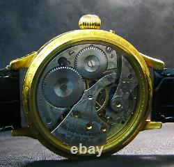 WALTHAM REGULATEUR Antique 1902 USA Large Art Deco RETRO AVTO-style Watch