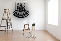 West Ham United Football Logo Metal Wall Art Decor Picture Decoration Table