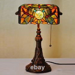 10 Tiffany Style De Table Deck Lampe De Lit Côté Nuit Lumière Colorée Verre