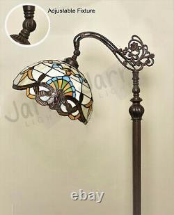 165cm Lampes De Sol Tiffany Réglables, 12 Abat-jour, Verre Teinté Au Plomb