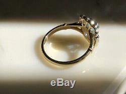 18ct Style Art Déco Aquamarine & Diamond Ring 1ct Aqua + Diamonds