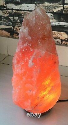 24x Himalayan Crystal Rock Salt Lampe Naturelle 10/12 KG Lot De Travail Botte De Voiture De Gros