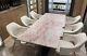 24x48 Acheter Rose Quartz Table à Manger Haut Artisanal Mobilier De Luxe Décoration Maison