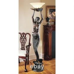 73 Art Déco Déesse Grecque Offrant Sirène 73 Sculptural Floor Lamp
