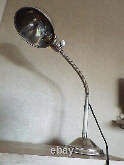 Ancien Bureau De Lampe Ufo Lumière Bauhaus Vintage Machine Âge Art Déco Industriel Vieux