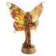 Art Déco Style Papillon Angel Fée Tiffany Lampe De Table En Verre Teinté