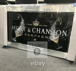 Black Moet & Chandon Champagne Photo Avec Lunettes 3d Et Sparkle Detail