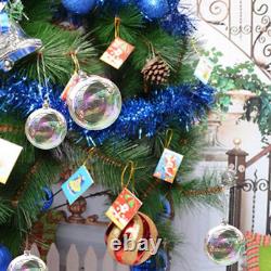 Boules de Noël transparentes remplies de paillettes en verre pour mariage et fête