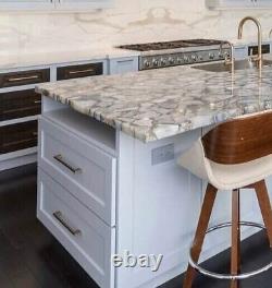 Comptoir de table en agate sauvage fait main, pièce maîtresse de décoration d'intérieur pour la maison