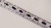 Diamant Platinum Bracelet Ruby U0026 Style Art Déco Antique Circa 1939 Ac Argent A2730