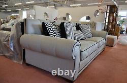 Duresta Frasier 4 Seater Sofa Geometric Print Fabrics Large Ex Display Settee