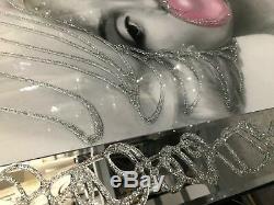 Glitter Sparkle, Image Marilyn Monroe Bubble Gum Dans Un Cadre Scintillant