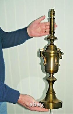 Grande Lampe De Table En Laiton 60cm Tall Neo Classical Lampe Forme Urn Lampe De Style Antique