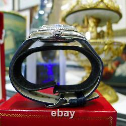 Homme Vintage Rolex Oyster Perpetual Date Juste 36mm Argent Diamant Montre