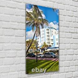 Impression sur verre Décoration murale 60x120 Maisons de style Art Déco à South Miami