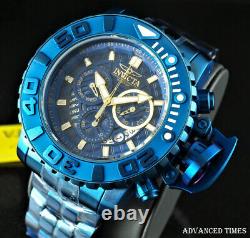 Invicta 70mm Sea Hunter Swiss Mouvement Chronographe Jour & Date Blue Label Watch