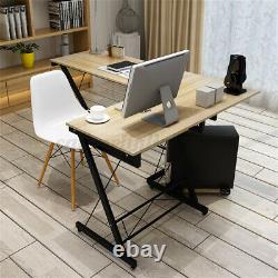 L-shaped Corner Computer Desk Pc Writing Gaming Table Workstation Home Office Royaume-uni