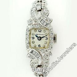 Ladies' Antique Art Déco Platinum 2.24ctw Diamond 17j Swiss Movement Wrist Watch