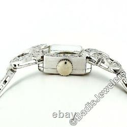 Ladies' Antique Art Déco Platinum 2.24ctw Diamond 17j Swiss Movement Wrist Watch
