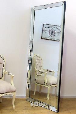 Luna Moderne, Miroir De Plancher Maigre, Taille Totale, Xlarge, Sans Cadre, 178cm X 76cm