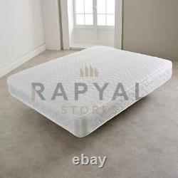 Matelas en mousse à mémoire de forme Matelas à ressorts de luxe simple 3ft Double 4ft6 Roi 5ft 6ft