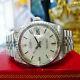 Mens Vintage Rolex Oyster Perpetual Datejust 36mm Linen Dial Jubilee Watch