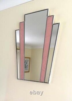 Miroir Mural Art Déco Calypso Pink Blush