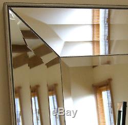 Miroir Overmantle Avec Mur De Placage, Grand Format, Modena, Format 31 X 43