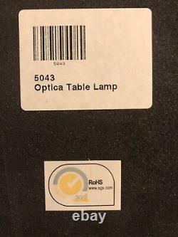 Nouveau Rv Astley Optica Lampe De Table Et D'ombre En Laiton