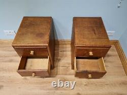 Paire De 2 Tables De Chevet Vintage Tables De Chevet Armoires Art Déco Antique Style