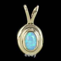 Pendentif Opale Style Art Déco 9ct Or