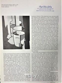 Roy Lichtenstein Imprimé, Lampe Sur La Table, 1977 Original Signé À La Main & Coa