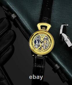 Stuhrling Emperors Grandeur 3919 Automatique Squelette Homme 49mm Dual Time Watch