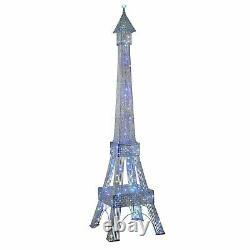 Stupéfiant 146cm Tour Eiffel Lampadaire 112 Led Changeant De Couleur